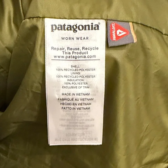 PATAGONIA Men's Nano Puff Jacket in Pond Green Sz S - NWOT!! - Picture 10 of 10